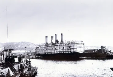 The Ice-Breaking Train Ferry Steamer SS Baikal, Lake Baikal